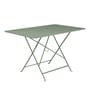 Bistro Foldable table metal green / 117 x 77 cm - 6 people - Parasol hole - Fermob