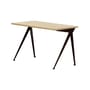 Compas Direction Desk natural wood / By Jean Prouvé, 1953 - L 125 cm - Vitra