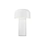 Lampe sans fil rechargeable Bellhop plastique blanc - Flos