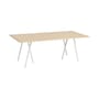 rechteckiger Tisch Loop holz natur / 200 x 92,5 cm - Hay