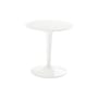 Table d'appoint Tip Top Mono plastique blanc / Monochrome -  Plateau PMMA - Kartell