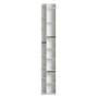 Bibliothèque Random 2C bois blanc / L 36 x H 217 cm - MDF Italia