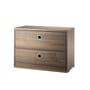 Caisson / 2 tiroirs - L 58 x P 30 x H 42 cm - String Furniture