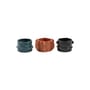Molly Candle holder ceramic multicoloured / Set of 3 - Serax