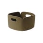 Cestino Restore tessuto verde / 28 x 28 cm - Bottiglie di Plastica riciclata - Muuto