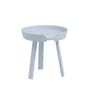 Couchtisch Around Small holz blau / Ø 45 x H 46 cm - Muuto