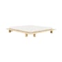 Letto matrimoniale Japan legno naturale / Per materasso 180 x 200 cm - KARUP DESIGN