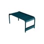 Tavolino Luxembourg metallo blu / Panca - L 86 cm - Fermob