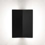 Lampada da parete  metallo nero con alette orientabili piegate LED /Charlotte Perriand, 1964 - Nemo