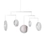 Focus X5 Pendant metal white / LED - L 160 x H 131 cm - DCW éditions