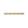 Portemanteau mural Lager métal beige / L 71 cm - 5 patères - Ferm Living
