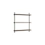 Regal Wall Shelving – ws.85.1 holz braun / B 85 x H 85 cm x Prof. 17,5 cm - MOEBE