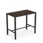 Table haute Nova marron métal / 120 x 70 cm x H 105 cm - Emu