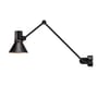 Wandleuchte Type 80 W3 metall schwarz / Langer Gelenkarm - Wandanschluss - Anglepoise