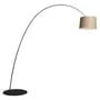 Lampadaire Twiggy LED Elle Wood bois / H 259 à 267 cm - Foscarini
