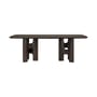 Table rectangulaire Flow bois marron / 220 x 110 cm - 8 personnes - Ethnicraft