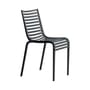 Chaise empilable PIP-e Green plastique gris / Plastique recyclé - Philippe Starck, 2010 - Driade