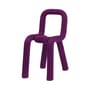 Chaise rembourrée Bold tissu violet - Moustache