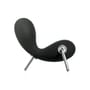 Poltrona lounge Embryo tessuto nero /  Marc Newson, 1988 - Tessuto - Cappellini