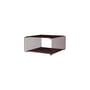 Regal Panton Wire Single Half metall rot / 34,8 x H 17.2 x T 34,8 cm - Verner Panton, 1974 - MONTANA