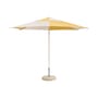 Sonnenschirm Terrazza - Hexagon textil gelb / Ø 300 cm - Hay