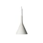 Sospensione Aplomb pietra bianco / Cemento - Ø 17 cm x H 36 cm / Cavo 3,5 Metro - Foscarini