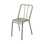 T37 Tressée Stacking chair metal green / Reissue 1937 - Woven seat - Tolix