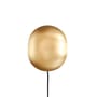 Wandleuchte mit Stromkabel Clam metall gold / B 22 x H 26 cm - 101 COPENHAGEN
