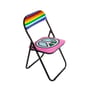 Chaise pliante Peace plastique multicolore / rembourrée - Seletti