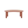 Undique Mas Coffee table wood orange / 119 x 59 x H 44 cm - Patricia Urquiola, 2023 - Kartell