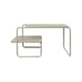 Couchtisch Level metall beige / 79 x 60 x H 40 cm - Ferm Living