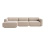 Canapé d'angle Develius E / 4 places - L 309 cm / Dormeuse gauche - &tradition
