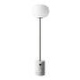 Lampada a stelo JWDA vetro pietra bianco / Marmo & vetro - Ø 39 x H 150 cm - Menu