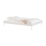 Letto matrimoniale Eton metallo beige / Per materasso 160 x 200 cm - Molla inclusa - NOO.MA