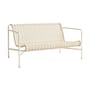 Palissade Cord Lounge 2-seater outdoor sofa textile white / L 139 cm - Rope Recycled fabric - Hay