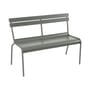 Panca con schienale Luxembourg / 2-3 posti - L 118 cm - Métal - Fermob