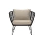 Fauteuil rembourré Mundo / Fils PVC - Bloomingville