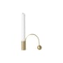 Kerzenleuchter Balance metall gold / für Stabkerzen - Ferm Living