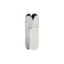 Macina spezie Arcs Large metallo argento / H 17 cm - Hay