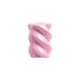 Tavolino d'appoggio Marshmallow corian rosa / Ø 29 x H 39,5 cm - Fibra di vetro - & klevering