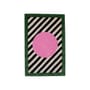 Teppich Pink Sfera textil rosa / 180 x 120 cm - Getuftete Wolle, handgetuftet - COLORTHERAPIS