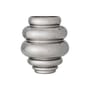 Vase Zorya glas silber / Ø 21 x H 24 cm - Bloomingville