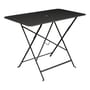 Klapptisch Bistro metall schwarz / 97 x 57 cm - für 4 Personen - mit Sonnenschirmloch - Fermob