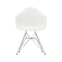 Poltrona RE DAR - Eames Plastic Armchair materiale plastico bianco / (1950) - Piedi in cromo / Riciclato - Vitra