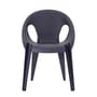 Stapelbarer Sessel Bell plastikmaterial blau / By Konstantin Grcic / recyceltes Polypropylen- Öko-Design - Magis