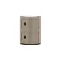 Componibili Storage plastic material grey / 2 Drawer - H 40 cm - Anna Castelli Ferrieri, 1968 - Kartell