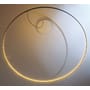 Suspension Circle métal noir / LED - Ø 80 cm - Le Deun