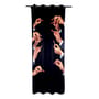Vorhang Toiletpaper - Lipsticks Black textil schwarz / 140 x 280 cm - Polyester - Seletti