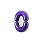 Wandspiegel Zodiac Bumper Small keramik violett / B 55 x H 70 cm - Jean-Baptiste Fastrez, 2020 - Moustache