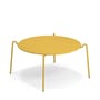 Rio R50 Coffee table metal yellow / Ø 104 cm - Metal - Emu